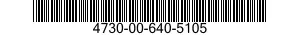 4730-00-640-5105 PLUG,MACHINE THREAD 4730006405105 006405105