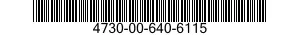 4730-00-640-6115 PLUG,SOIL PIPE 4730006406115 006406115