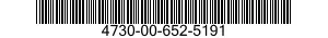 4730-00-652-5191 PLUG,PIPE 4730006525191 006525191