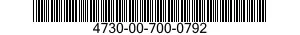 4730-00-700-0792  4730007000792 007000792