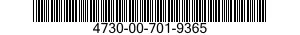 4730-00-701-9365 PLUG,PIPE 4730007019365 007019365