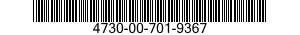 4730-00-701-9367 PLUG,PIPE 4730007019367 007019367