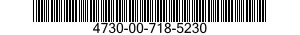4730-00-718-5230 ADAPTER,STRAIGHT,FLANGE TO HOSE 4730007185230 007185230