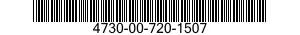 4730-00-720-1507 ADAPTER,STRAIGHT,PIPE TO BOSS 4730007201507 007201507