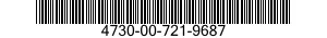 4730-00-721-9687 COUPLING HALF,QUICK DISCONNECT 4730007219687 007219687