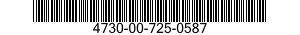 4730-00-725-0587  4730007250587 007250587