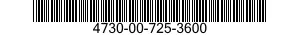 4730-00-725-3600  4730007253600 007253600