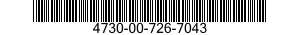 4730-00-726-7043  4730007267043 007267043