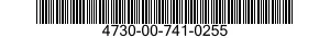 4730-00-741-0255  4730007410255 007410255