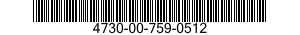 4730-00-759-0512  4730007590512 007590512