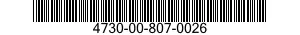 4730-00-807-0026 COUPLING ASSEMBLY,QUICK DISCONNECT 4730008070026 008070026