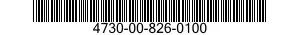 4730-00-826-0100 NIPPLE,PIPE 4730008260100 008260100