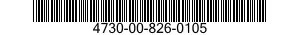 4730-00-826-0105 NIPPLE,PIPE 4730008260105 008260105