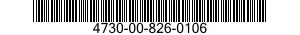 4730-00-826-0106 NIPPLE,PIPE 4730008260106 008260106