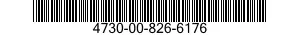 4730-00-826-6176 ADAPTER,STRAIGHT,PIPE TO TUBE 4730008266176 008266176