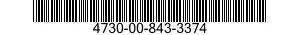 4730-00-843-3374 ADAPTER,STRAIGHT,PIPE TO TUBE 4730008433374 008433374
