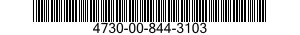 4730-00-844-3103 ADAPTER,STRAIGHT,TUBE TO BOSS 4730008443103 008443103