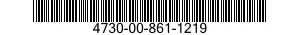 4730-00-861-1219 PLUG,PIPE 4730008611219 008611219