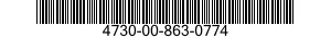 4730-00-863-0774 COUPLING HALF,QUICK DISCONNECT 4730008630774 008630774