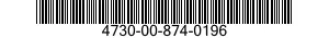 4730-00-874-0196 COUPLING HALF,QUICK DISCONNECT 4730008740196 008740196