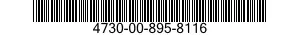 4730-00-895-8116 TEE,PIPE TO TUBE 4730008958116 008958116