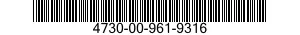 4730-00-961-9316  4730009619316 009619316