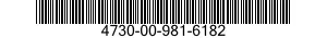 4730-00-981-6182  4730009816182 009816182