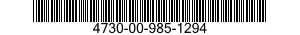 4730-00-985-1294 PLUG,PIPE 4730009851294 009851294