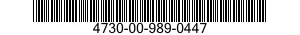 4730-00-989-0447  4730009890447 009890447
