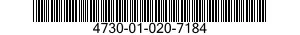 4730-01-020-7184 ADAPTER,STRAIGHT,TUBE TO HOSE 4730010207184 010207184