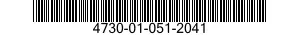 4730-01-051-2041 FITTING,LIP SEAL 4730010512041 010512041