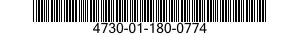 4730-01-180-0774 FITTING,LUBRICATION 4730011800774 011800774