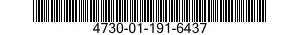 4730-01-191-6437 ADAPTER,STRAIGHT,PIPE TO TUBE 4730011916437 011916437