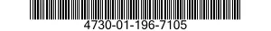 4730-01-196-7105 LOCKNUT,PIPE 4730011967105 011967105
