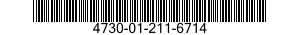 4730-01-211-6714 ADAPTER,STRAIGHT,PIPE TO HOSE 4730012116714 012116714