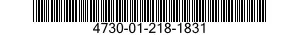 4730-01-218-1831 ADAPTER,STRAIGHT,PIPE TO BOSS 4730012181831 012181831