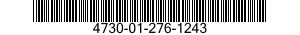 4730-01-276-1243 ADAPTER,STRAIGHT,TUBE TO HOSE 4730012761243 012761243