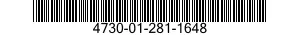 4730-01-281-1648 PLUG,PIPE 4730012811648 012811648