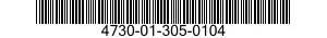4730-01-305-0104 TEE,PIPE TO TUBE 4730013050104 013050104