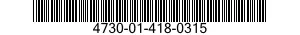4730-01-418-0315 COUPLING HALF,QUICK DISCONNECT 4730014180315 014180315