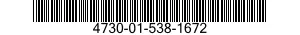 4730-01-538-1672 CONNECTOR,HOSE,BULKHEAD 4730015381672 015381672