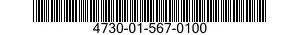 4730-01-567-0100 ADAPTER,FITTING,LUBRICATION 4730015670100 015670100
