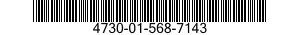 4730-01-568-7143 ADAPTER,STRAIGHT,SWIVEL FLANGE TO HOSE 4730015687143 015687143