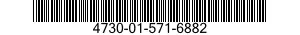 4730-01-571-6882 ADAPTER,STRAIGHT,SWIVEL FLANGE TO HOSE 4730015716882 015716882