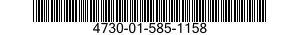 4730-01-585-1158 ADAPTER,STRAIGHT,FLANGE TO BOSS 4730015851158 015851158