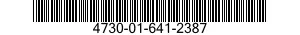 4730-01-641-2387 CONNECTOR,HOSE,BULKHEAD 4730016412387 016412387