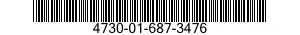 4730-01-687-3476 CONNECTOR,HOSE,BULKHEAD 4730016873476 016873476