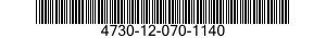 4730-12-070-1140 PLUG,MACHINE THREAD 4730120701140 120701140