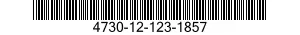 4730-12-123-1857 TEE,TUBE 4730121231857 121231857