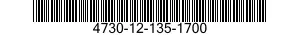 4730-12-135-1700 CAP,PIPE 4730121351700 121351700